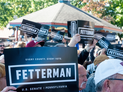 John Fetterman rally