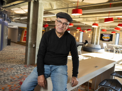 James Evans on the Rutgers Newark Campus 