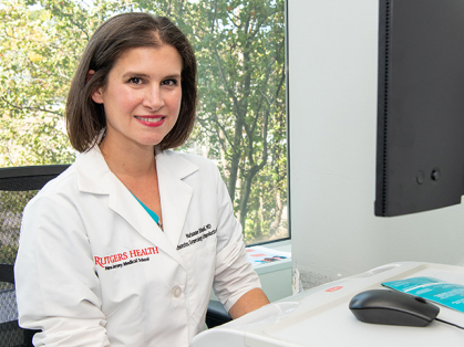 Marianne DiNapoli, a doctor of obstetrics and gynecology at New Jersey Medical School