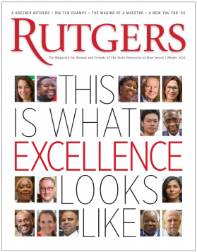 Winter 2022 Rutgers Magazine Cover
