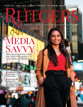 Rutgers Magazine cover for Winter 2023