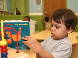 Reading time at the Early Learning Research Academy on the Camden Campus