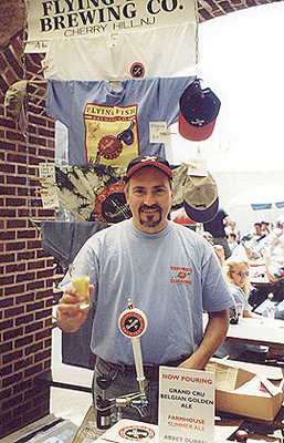 Rutgers-Camden graduate Gene Muller at his Flying Fish Brewery in Cherry Hill.