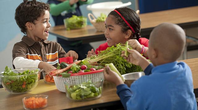 Children Eating Healthy