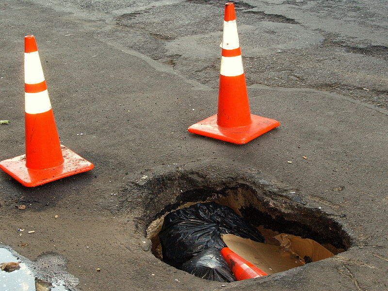 NYC pothole