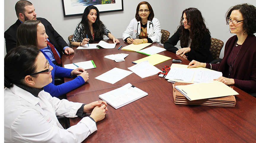 Members of the H.E.A.L. planning legal strategy