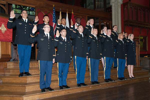 2014 Army ROTC commissioning