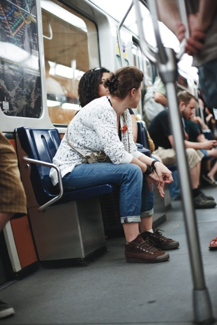 subway riders