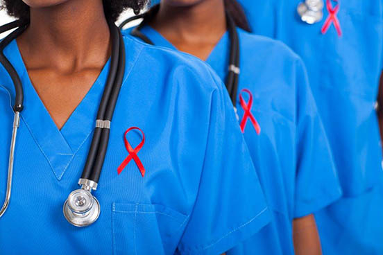Image of health care providers who treat HIV and AIDS patients