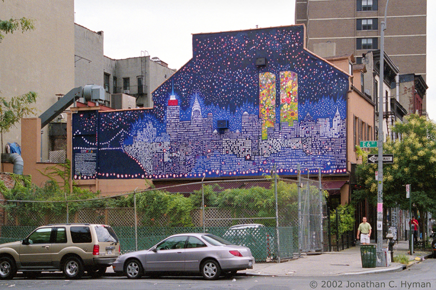 Flower Power Mural by photographer Jonathan C. Hyman