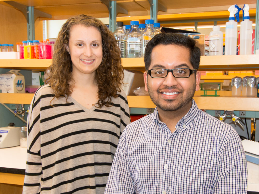 Kathryn Drzewiecki and Dharm Patel