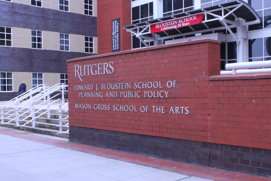 Bloustein School sign