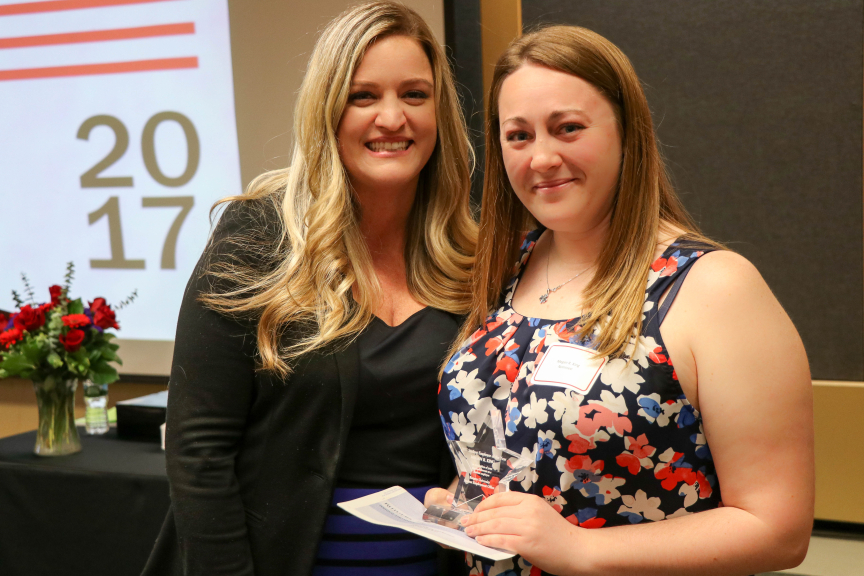 Amy Creteau and Megan King