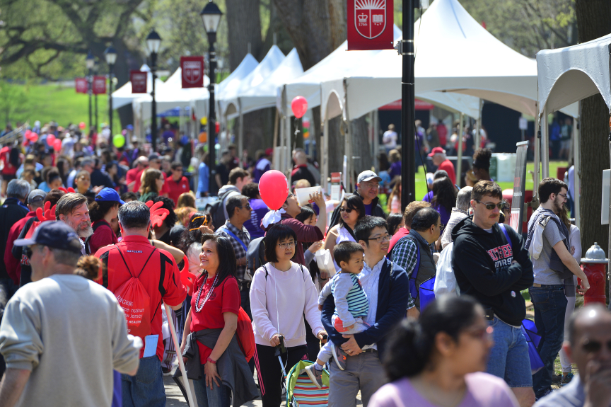 Rutgers Day crowd shot