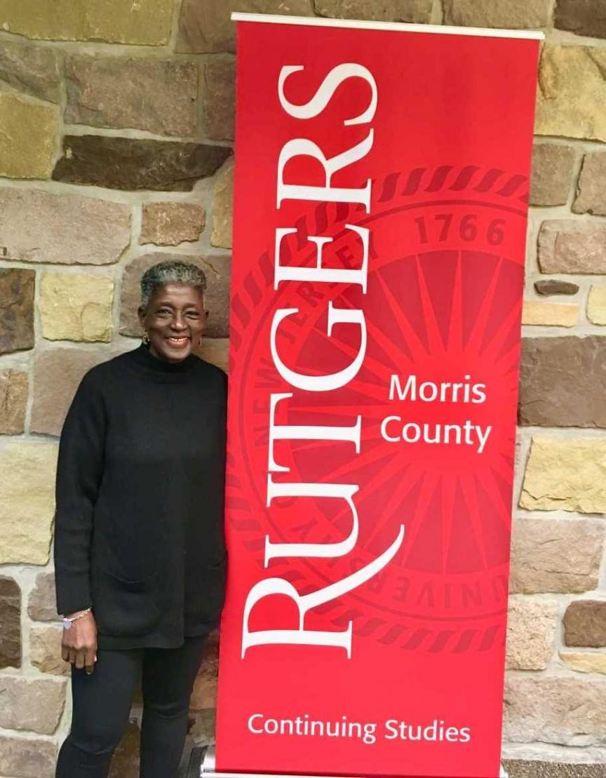 Denise Washington returns to Rutgers through a unique partnership program with community colleges. 