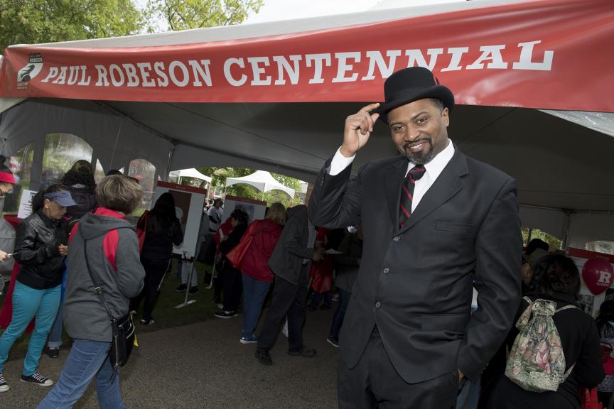 Paul Robeson centennial tent