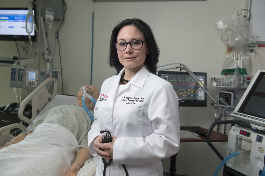 Liza Barbarello Andrews is a clinical associate professor at Rutgers’ Ernest Mario School of Pharmacy and critical care pharmacy specialist at Robert Wood Johnson University Hospital.