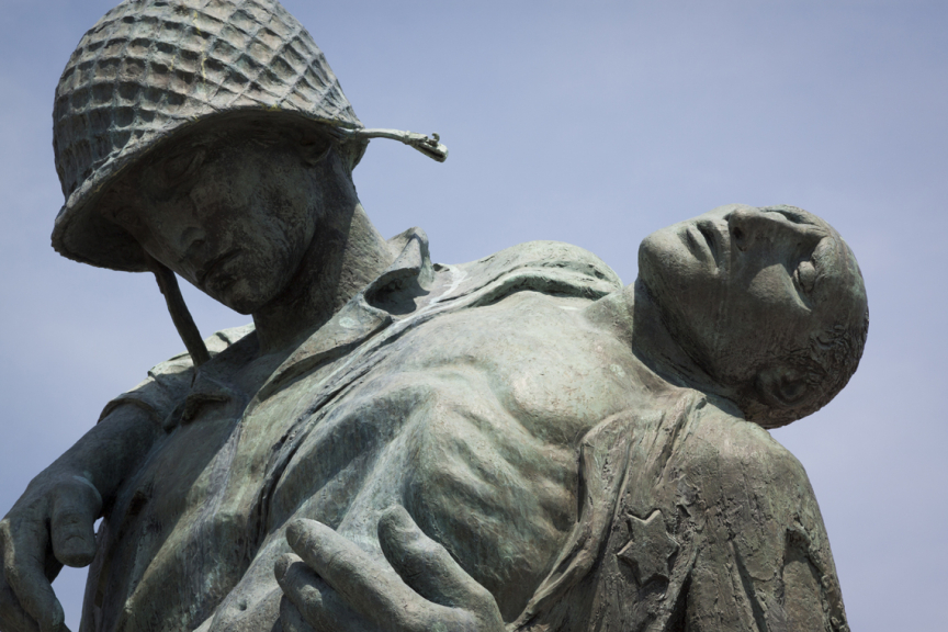 Liberation statue in Jersey City 