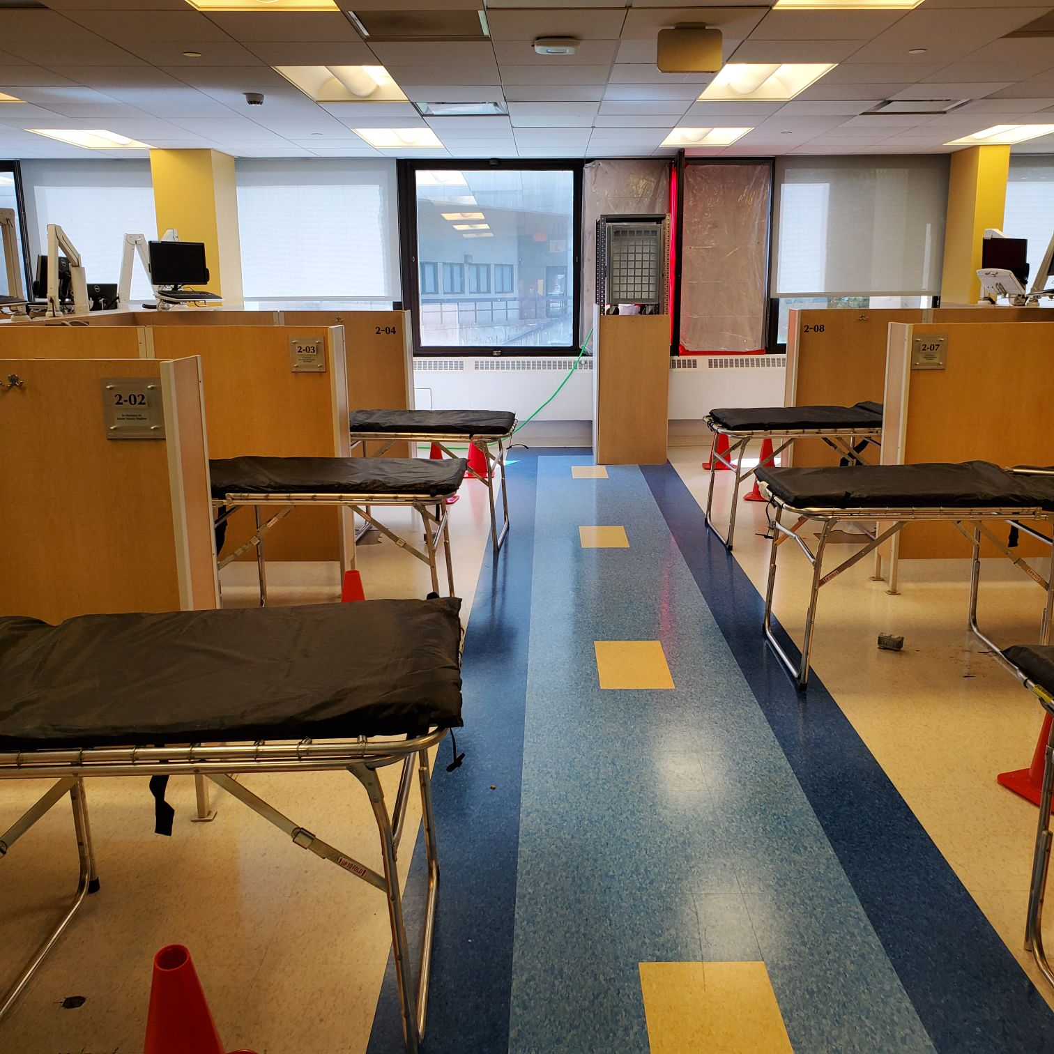 Dental School Converts Clinics to Support Overflow of COVID19 Hospital