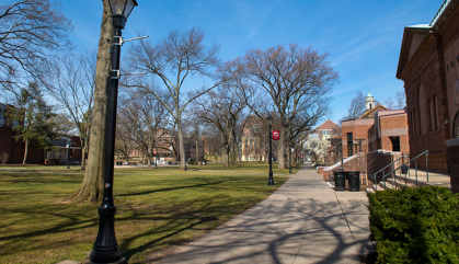 Rutgers-New Brunswick campus in spring
