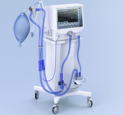 Photo of a ventilator