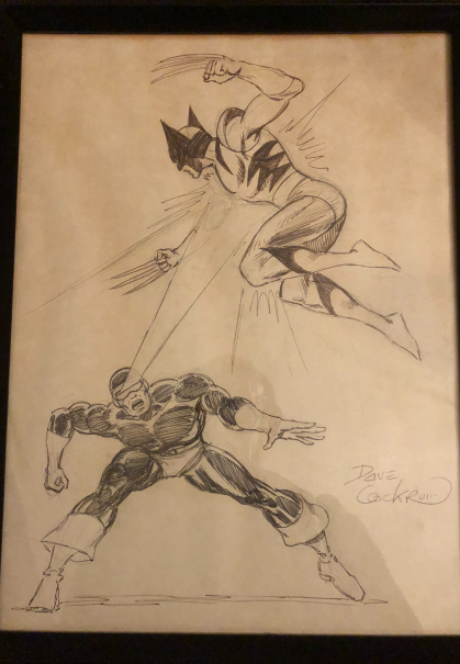 Cockrum X-Men drawing