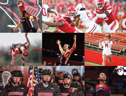 Collage of  Scarlet Knights athletic programs