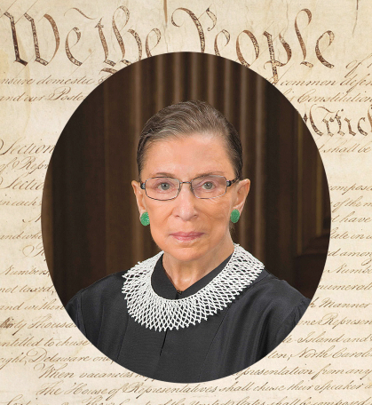 Ruth Bader Ginsburg portrait