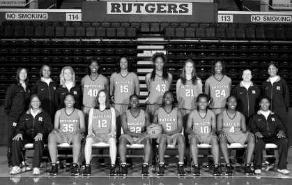 2006–2007 Rutgers University Women’s Basketball Team official photo