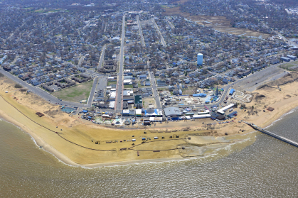 Keansburg, located where the Raritan Bay meets the Atlantic