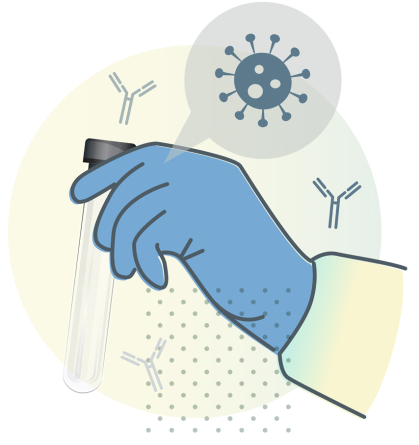 Illustration of testing for COVID variants