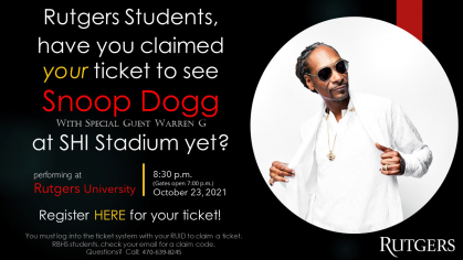 Snoop Dogg to perform free Rutgers show to make up for virtual