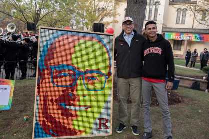 Johnathan Holloway in Rubix Cubes