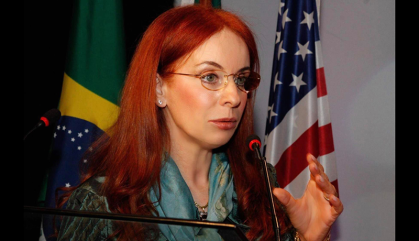 Fall 2021 Fulbright chair Mara Rúbia André Alves de Lima, a pulmonologist at the Federal University of Health Sciences of Porto Alegre (UFCSPA) in Brazil.