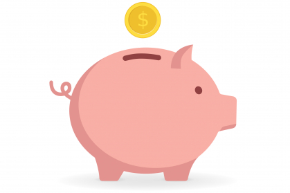 Illustration of piggy bank