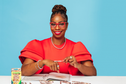 Mimi Dixon. Dixon RC’95, manager of brand equity and activation at Crayola.