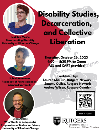 disability studies, decarceration, and collective libration