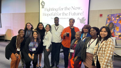 RAJU Summit Fellows with Roxane Gay