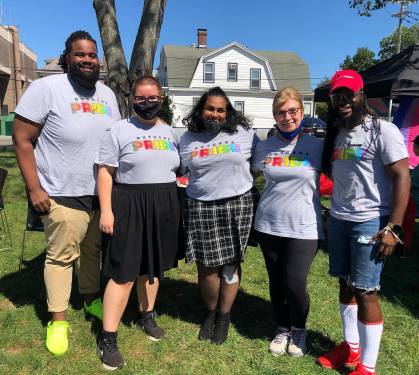 Darnell Thompson, Lindsay Jeffers, Priyanka Bharadwaj, AnnMarie Burg and Keywuan Caulk.