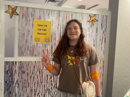 After learning they were a genetic match for women with Leukemia, Avery Kiihne donated blood stem cells through Gift of Life this summer.