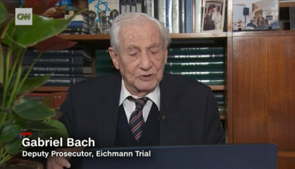 Elie Honig interviewed the late Gabriel Bach, one of the prosecutors of the Eichmann trial and a former justice of the Israeli Supreme Court.