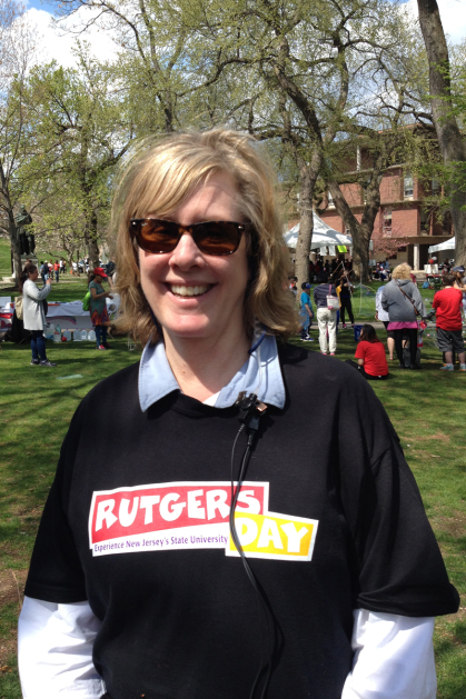 Linda Bassett at Rutgers Day in 2014.