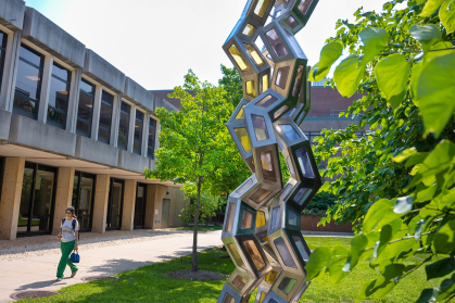 Synergy Sculpture on Busch campus