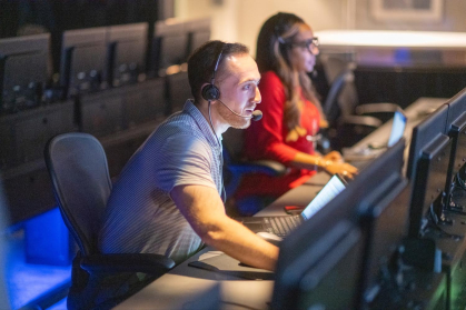 Dan Corey at work for NBC