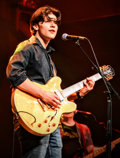 Rutgers sophomore singer songwriter Jake Thistle during a performance.