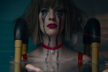 A scene from "Electra," Daria Kashcheeva’s live-action and animated film about a woman who rethinks her 10th birthday.