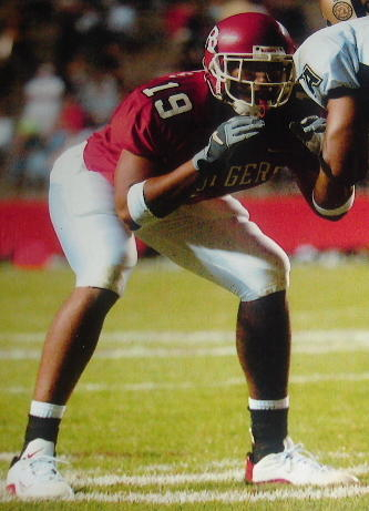 Vaugh Calhoun played football for Rutgers in 2000.