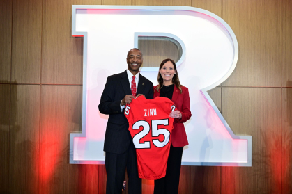 Keli Zinn announced as Rutgers athletics director.