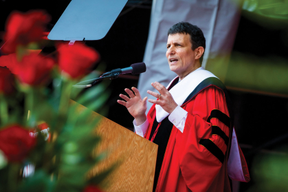 David Remnick delivers the keynote address.