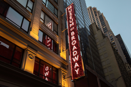 Museum of Broadway sign